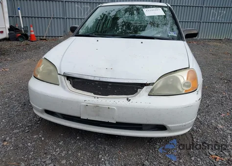 2001 Honda Civic Lx from USA, damaged, VIN 2HGES16571H582525